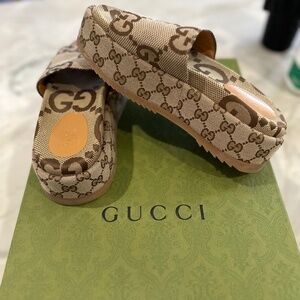 Authentic gucci woman’s platforms